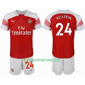 Koszulka Arsenal BELLERIN 24 Dziecięcy Domowe Stroje Piłkarskie 2018/19 Krótki Rękaw